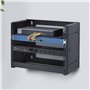 StarTech.com Rack Mural 2 Montants 6U, Profondeur Réglable Jusqu'à 40cm, Support pour Serveur/Équipement Réseau 19", Châssis Ouv