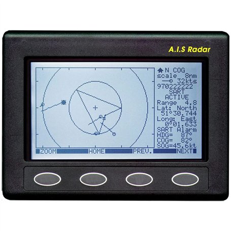 NASA Clipper AIS Récepteur Radar Gris foncé