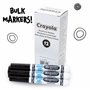 Crayola 12 Count Washable Bulk Markers, Black by Crayola