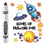 Crayola 12 Count Washable Bulk Markers, Black by Crayola