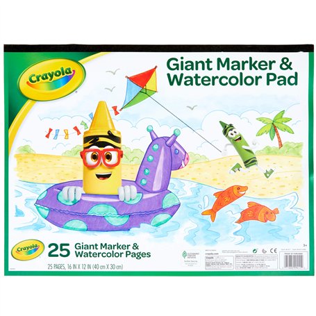 CRAYOLA Marqueur et bloc aquarelle