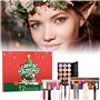 Calendrier de l'Avent de maquillage de Noël – Compte à rebours jusqu'à l'ensemble cosmétique de Noël | 12 maquillage et cosmétiq
