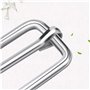 Xinlie Ceinture Coulissante en Métal avec Sangle de Boucle de Glissière Réglable Connecteur en Boucle Carrée Accessoire De Brico