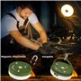 FOMYHEARD 10M Chaîne Lumineuse de Camping Enroulable, Chaîne lumineuse LED d'extérieur étanche 4 en 1 avec 9 modes d'éclairage, 