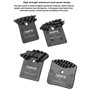 Plaquettes de frein à disque en céramique pour vélo et scooter électrique compatibles avec les freins à huile hydrauliques NUTT