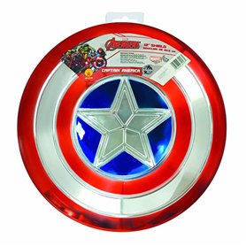 Rubies - AVENGERS officiel -Bouclier en plastique metallisé Captain America 30 cm