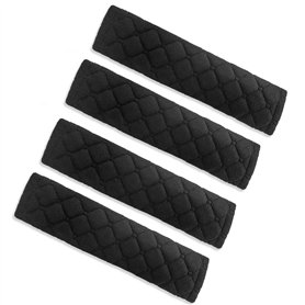 Hevysuo 4 Pièces Coussinets de Ceinture de Sécurité de Voiture