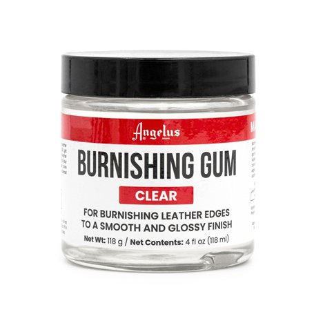 Angelus Finition transparente des bords en cuir de gomme brunissante | Transforme les bords du cuir en lisses et brillants | 118