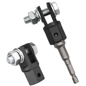Adaptateur de cric ciseaux de voiture 1/2" - En acier au chrome vanadium - Douilles standard de rechange - Universel pour carava