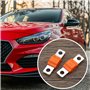 NIYATA Fusible Midi 30A 32V à Courant Élevé - Grand Orange pour Camions, Bus, Véhicules d'Ingénierie, Navires