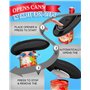 Ouvre-boîte électrique, ouvre-boîte électrique One Touch avec bords lisses et sûr à utiliser, ouvre-boîte automatique pour presq