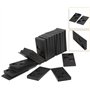 Kit d'installation de parquet en bois stratifié avec 30 entretoises de fixation de sol en bois dur - Ensemble d'outils de taraud