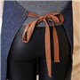 Dusenly Tablier de cuisine unisexe en denim avec poche réglable en jean avec 3 poches pour femme et homme Cuisine, jardin et res