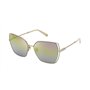Nina Ricci Sunglasses Snr380 Total Shiny Rose Gold 59/17/140 Femme Lunettes de Soleil