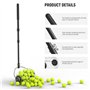 NEEWER TB01S Trottinette de ramassage de balles tennis, ramassage rapide pour balles de 1,5 à 3”, récupérateur de balles de golf