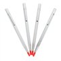 Ultnice Lot de 4 stylos Pointe carbure de tungstène Gravure Acier inoxydable Céramique Verre