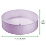 mDesign boite de rangement pour nourriture pour bébé – rangement de cuisine peu encombrant pour petits pots bébé – plateau tourn