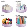 mDesign boite de rangement pour nourriture pour bébé – rangement de cuisine peu encombrant pour petits pots bébé – plateau tourn