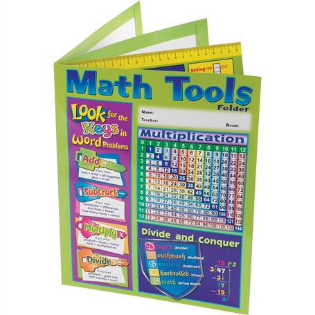 Dossier de ressources en mathématiques à 4 poches.