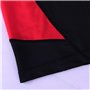 Muscle Alive Hommes Gym Tight 4 Inseam Culturisme Fitness Shorts Polyester et Lycra PLN Noir with Rouge XL