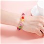 Assortiment de 320 perles rondes à facettes en cristal Diamètre 10 mm Multicolore Perles pour travaux manuels, bracelets, bijoux
