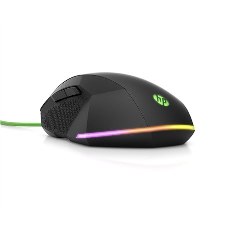 HP Pavilion 200 - Souris Gaming Noir/Vert (Filaire - USB