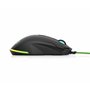 HP Pavilion 200 - Souris Gaming Noir/Vert (Filaire - USB, 5 Boutons Programmables, 3 200 DPI, Rétroéclairage RVB, Droitier)