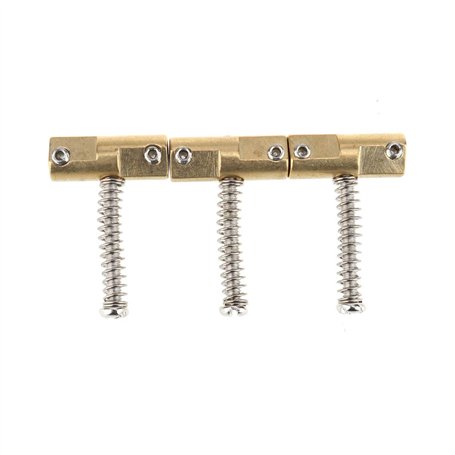 Wilkinson WTB Style Vintage Pontets Tele Compensés Laiton pour Fender Telecaster Guitare électrique