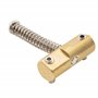 Wilkinson WTB Style Vintage Pontets Tele Compensés Laiton pour Fender Telecaster Guitare électrique, Doré (Jeu de 3)