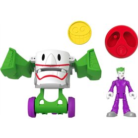 Fisher-Price imaginext DC Super Amis manettes de Vitesse Le Joker et laff Mobile