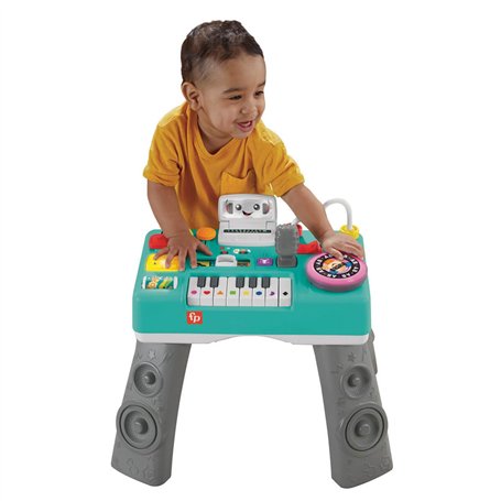 Fisher-Price Fisher-Price d'activités amusantes pour DJ - Jouet éducatif amusant pour bébé et enfant HRB61
