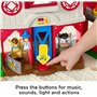 Fisher-Price Little People Jouet d'apprentissage pour tout-petits à partir de 1 an - Jeu de ferme avec étapes intelligentes pour