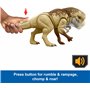 Mattel Jurassic World Rebirth Distortus Rex Rumble N Rampage Figurine d'action dinosaure 55,9 cm avec 2 actions d'attaque, conte
