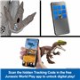 Mattel Jurassic World Rebirth Distortus Rex Rumble N Rampage Figurine d'action dinosaure 55,9 cm avec 2 actions d'attaque, conte