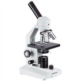 AmScope - Microscope monoculaire avancé 40X-2500X pour école à domicile - M500C