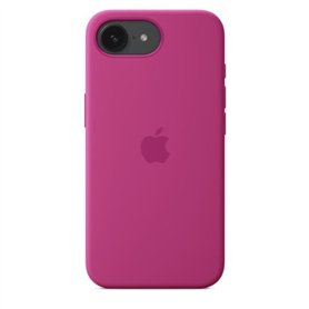 APPLE - iPhone 16E - Coque en silicone - Fuchsia