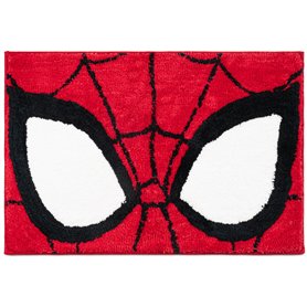Jay Franco Tapis de Bain Doux antidérapant Marvel Spiderman - Tapis Moelleux 51 x 77 cm pour Salle de Bains