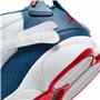 Nike Jordan 322992-012 Chaussures de basket-ball à 6 anneaux pour homme Blanc/rouge université/Gris acier clair/bleu véritable, 