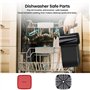 Friteuse Sans Huile 5QT 8 Programmes, 1500W Air Fryer Friteuse Électrique Avec Pot En Silicone Recettes Panneau Tactile LED Fenê
