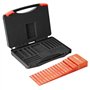 VEVOR Blocs de configuration pour outils travail du bois, 16PCS, blocs jauge hauteur précision, marquages ​​de taille et étui de