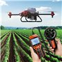 VEVOR Anémomètre Portable -10℃ à 60℃ Mesureur Numérique Vitesse du Vent CFM, Mesure Température du Vent, Flux d'Air, Refroidisse