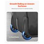VEVOR Sac à roulettes pour Ordinateur Portable 17,3 Pouces, Mallette à roulettes pour PC, Poignée Télescopique à 4 Hauteurs, Tis