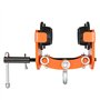 VEVOR Chariot Porte-palan Capacité de Charge 2 T Chariot à Poutre de Poussée Largeur Réglable de 71-170,2 mm Chariot à Palan de 