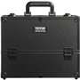 VEVOR Mallette de Maquillage Plateaux 6 Niveaux Boîte de Rangement Portable 370 mm avec Poignée, Sangle, Trousse Maquillage Prof