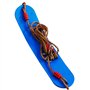 VEVOR Parcours Ninja pour Enfants Kit Slackline et Parcours d’Obstacles 2x17 m Charge 226,8 kg 12 Obstacles Équipement de Jeu Ex