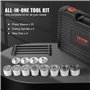 VEVOR Kit Extracteur de Roulements et Silentbloc 28PCs, Outils de Montage et de Démontage de Silentblocs Bague en Acier, avec Ét