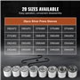 VEVOR Kit Extracteur de Roulements et Silentbloc 28PCs, Outils de Montage et de Démontage de Silentblocs Bague en Acier, avec Ét