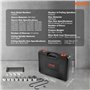 VEVOR Kit Extracteur de Roulements et Silentbloc 28PCs, Outils de Montage et de Démontage de Silentblocs Bague en Acier, avec Ét