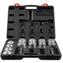 VEVOR Kit Extracteur de Roulements et Silentbloc 36PCs, Outils de Montage et de Démontage de Silentblocs Bague en Acier, avec Ét