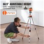 Réglable en Hauteur 695-1750 mm avec Niveau à Bull Intégré